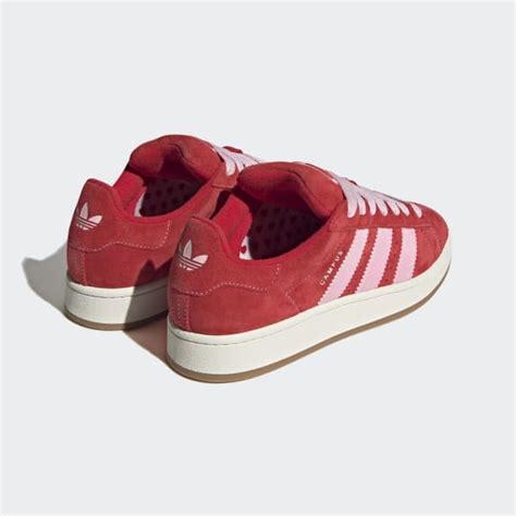 adidas campus rood met roze|adidas campus schoenen.